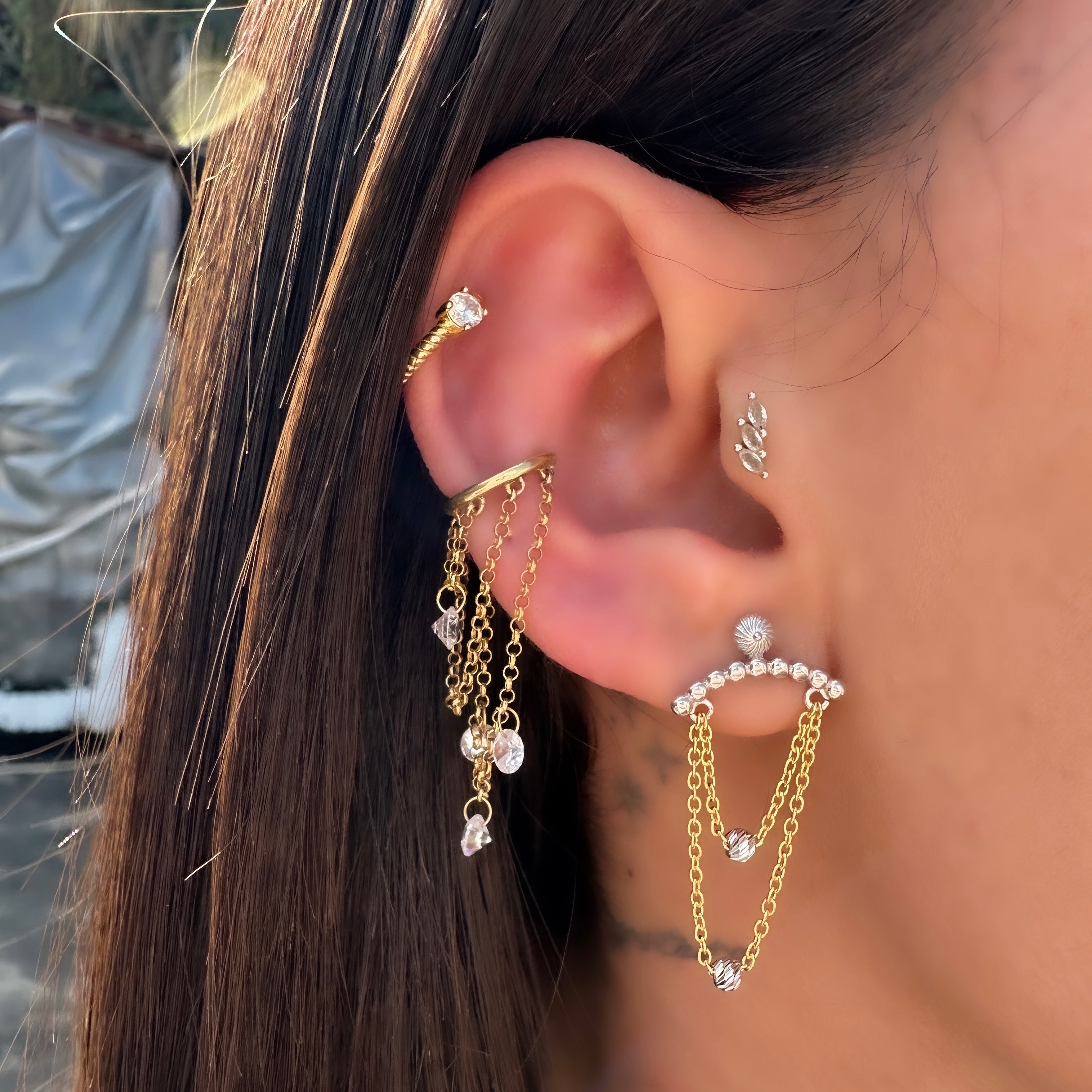 Serena Zincirli Küpe