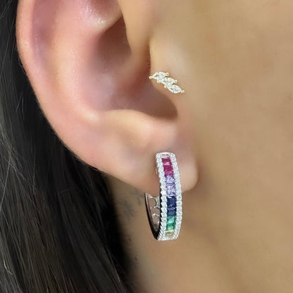 Colorful Hoop Earrings