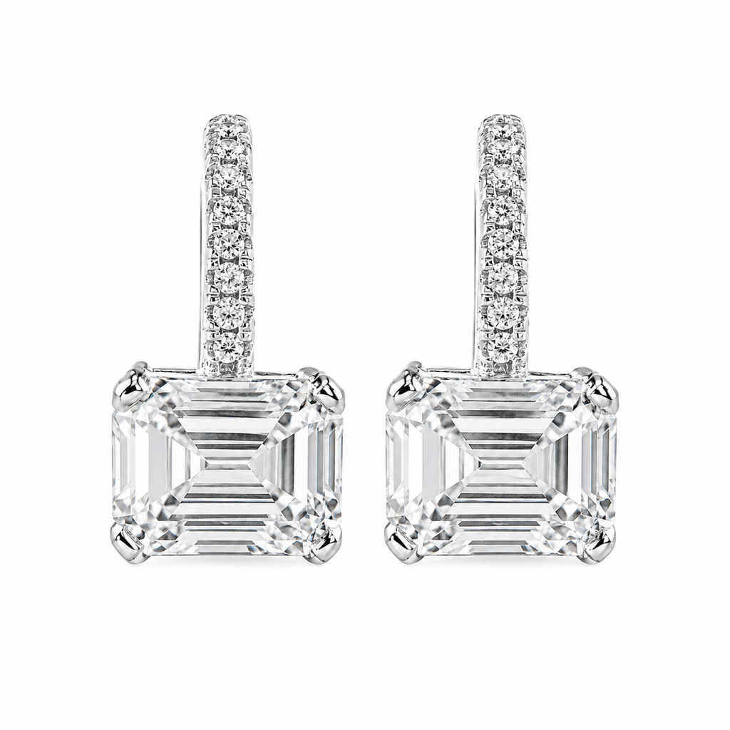 Stone Baguette Earrings