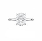 0.75 Karat Oval Yüzük