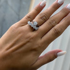 Six Prong Five Stone Ring
