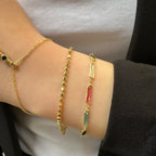 Karışık Renkli Taşlı Bileklik