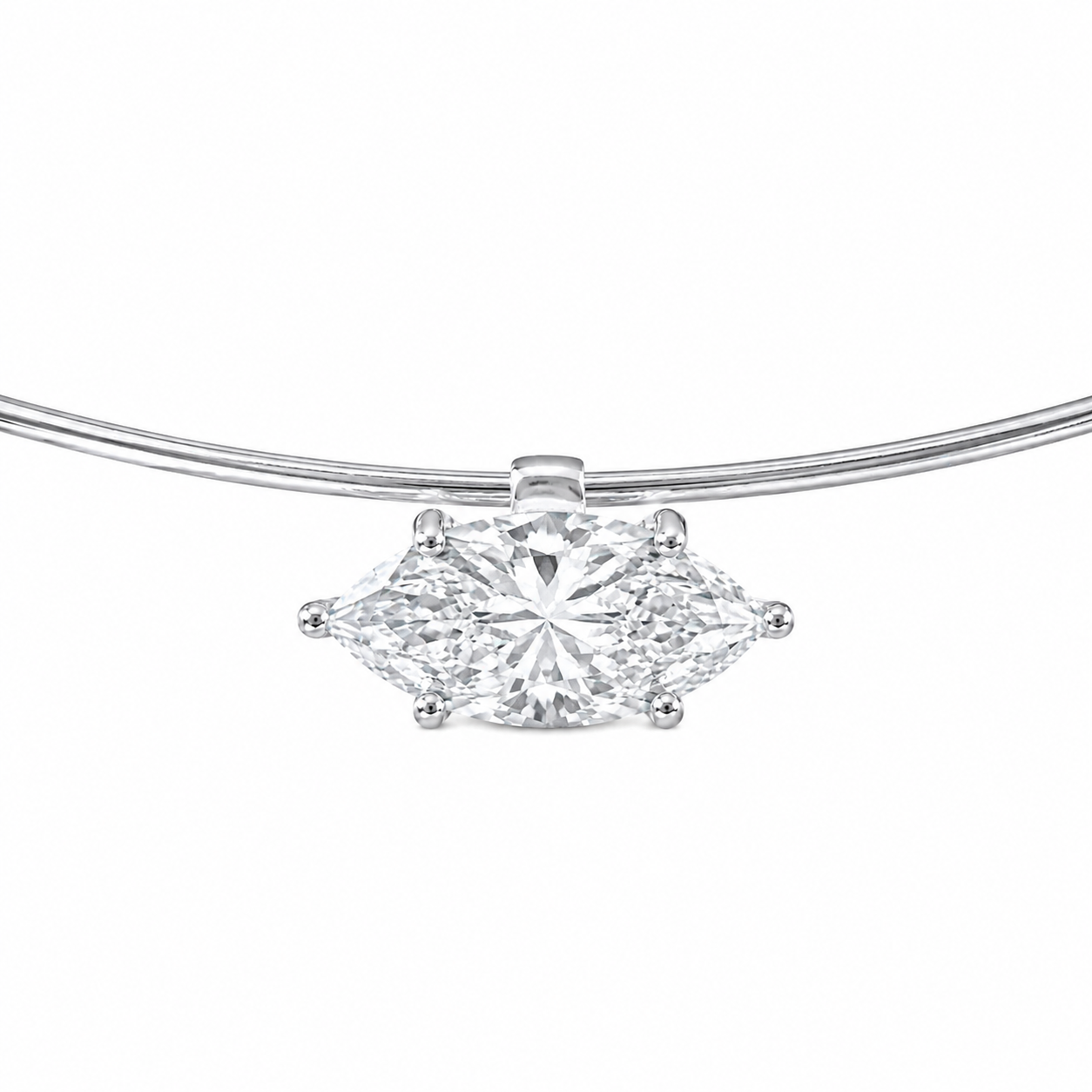 Tasarım Markiz Kesim Choker Kolye