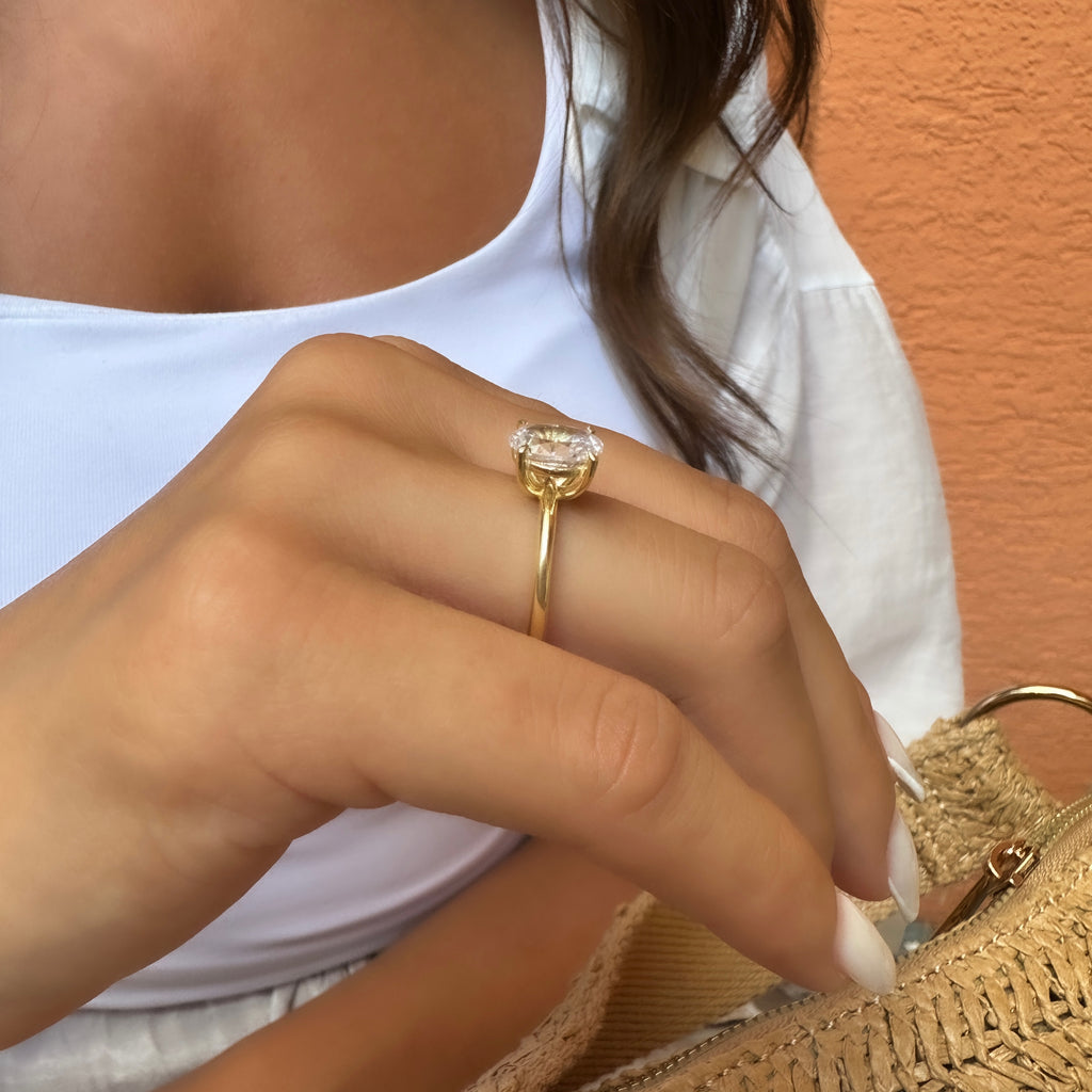 1.25 Karat Oval Yüzük