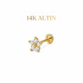 14K Çiçek Piercing