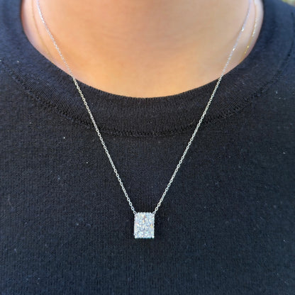 Taşlı Montür G-Color Radiant Baget Kolye