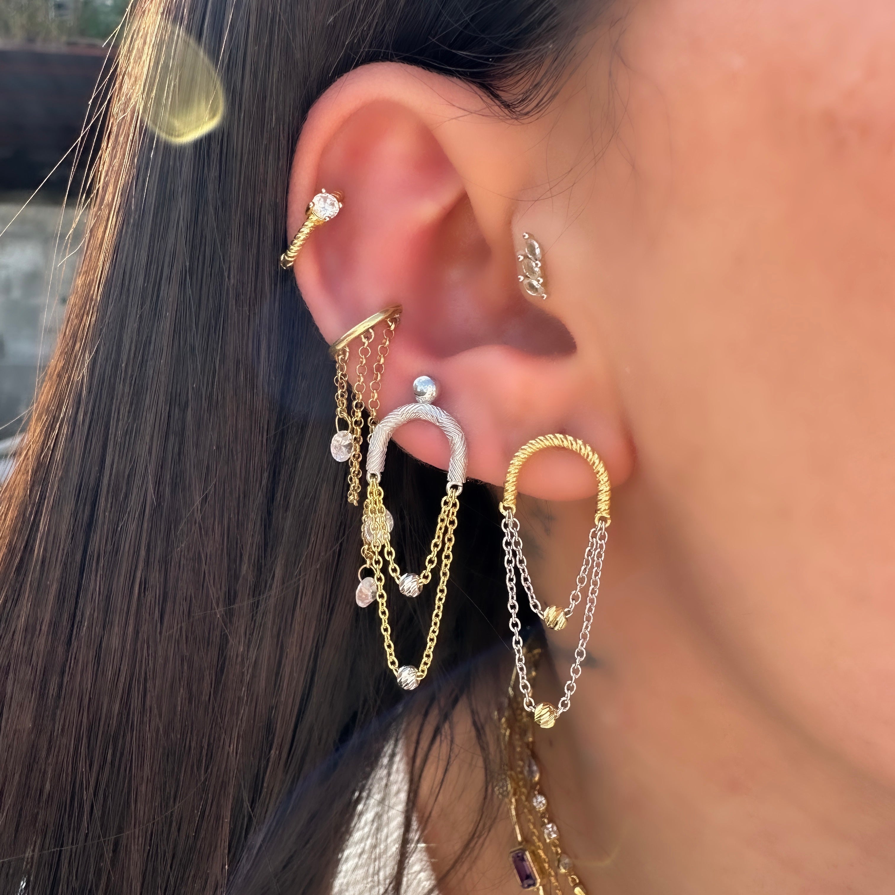 Serena Zincirli Küpe 4