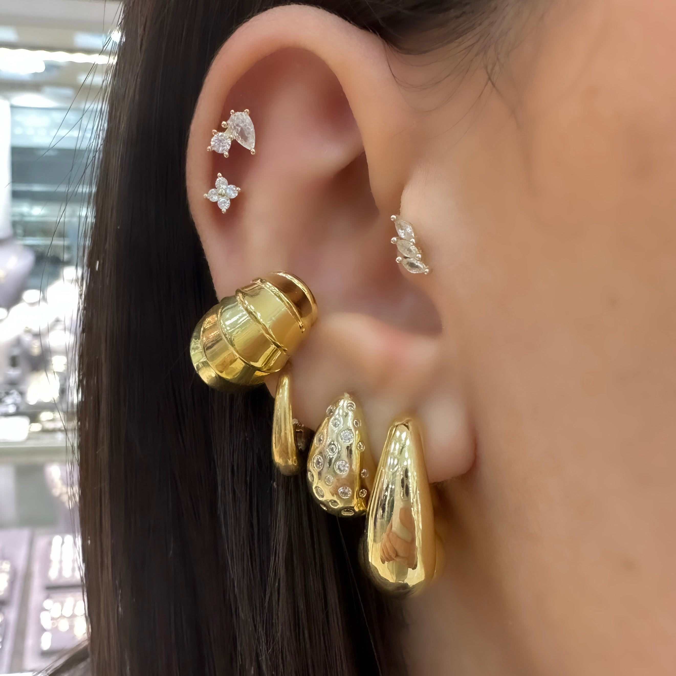 Damla Taşlı Piercing