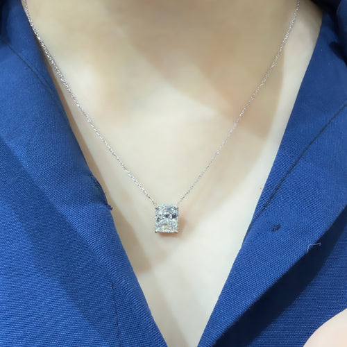 Taşlı Montür G-Color Radiant Baget Kolye