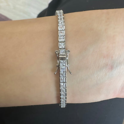 Two and a half mm Square Waterway Bracelet