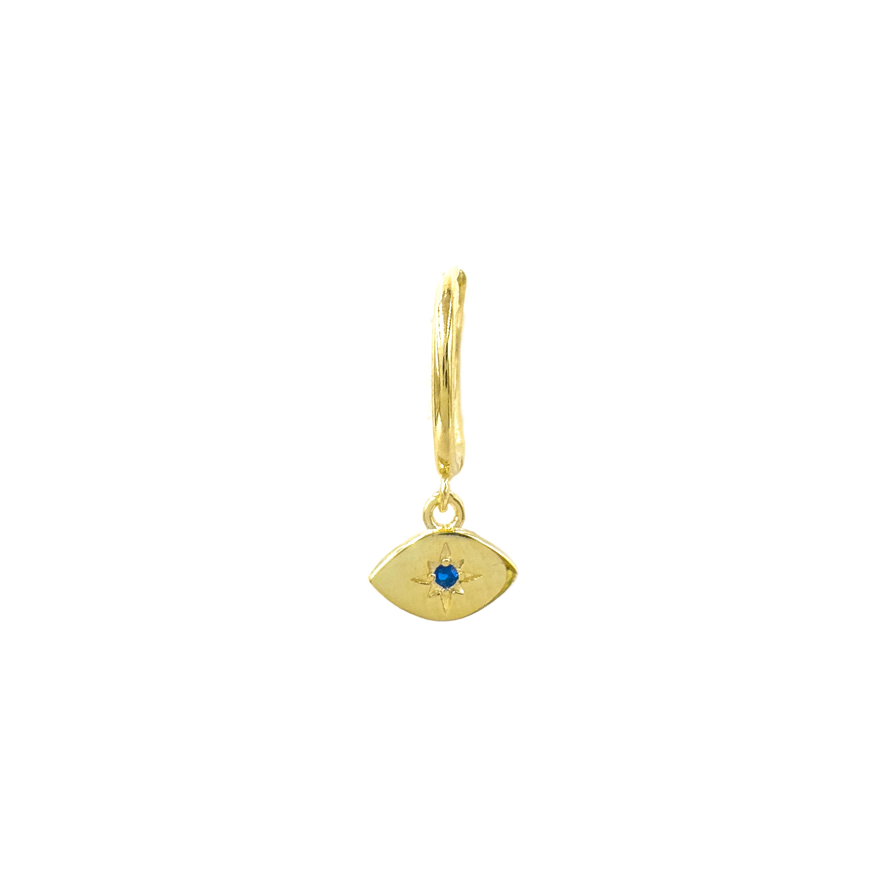 Ring-Piercing mit Stern aus Lapislazuli-blauem Stein