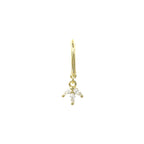 Ringpiercing mit Marquise-Stein
