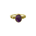 Amethyst Natural Stone Ring