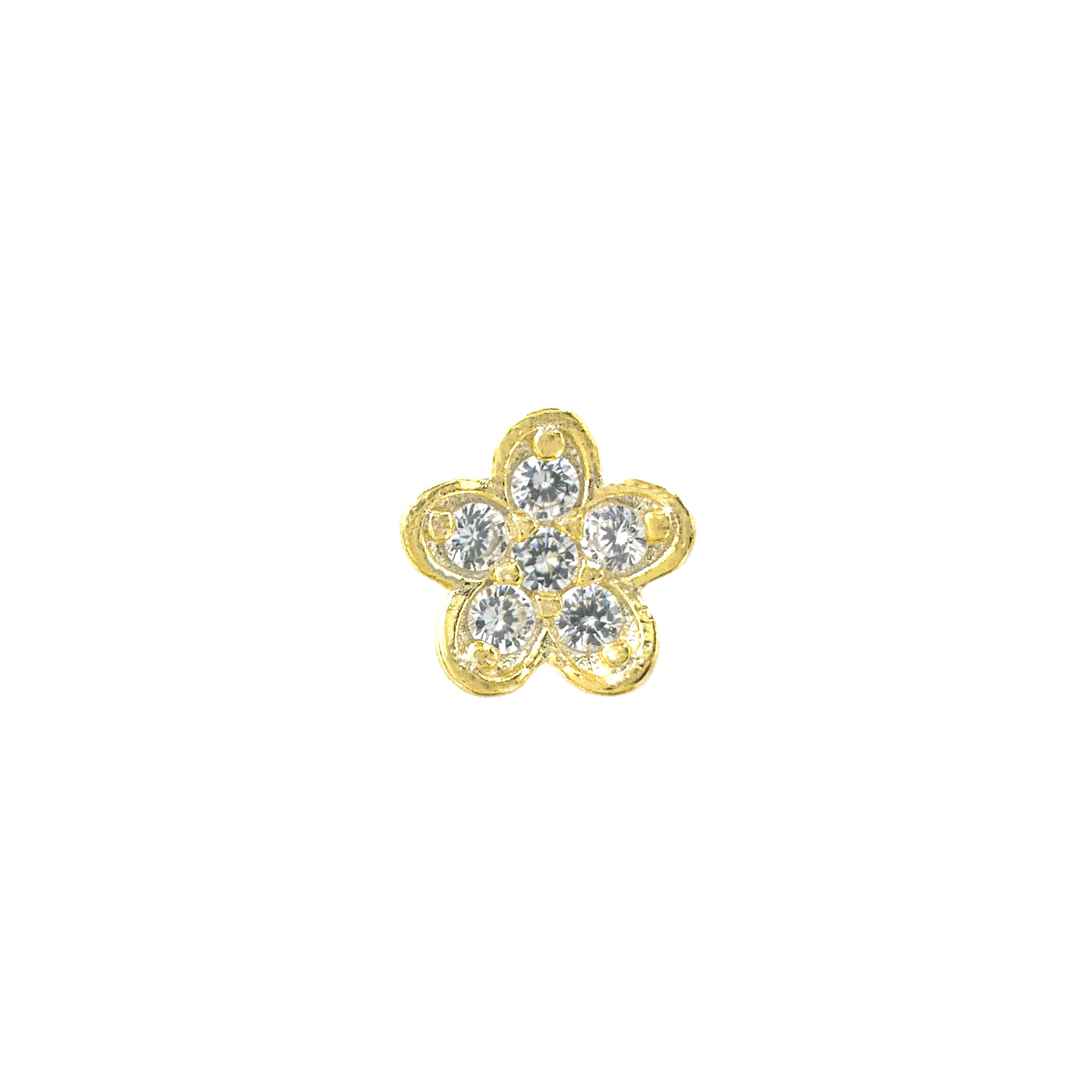 Taşlı Papatya Piercing