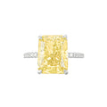 Ice Cut Seiten mit Steinen besetzter Baguette-Ring