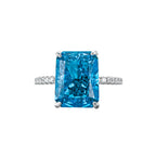 Ice Cut Seiten mit Steinen besetzter Baguette-Ring