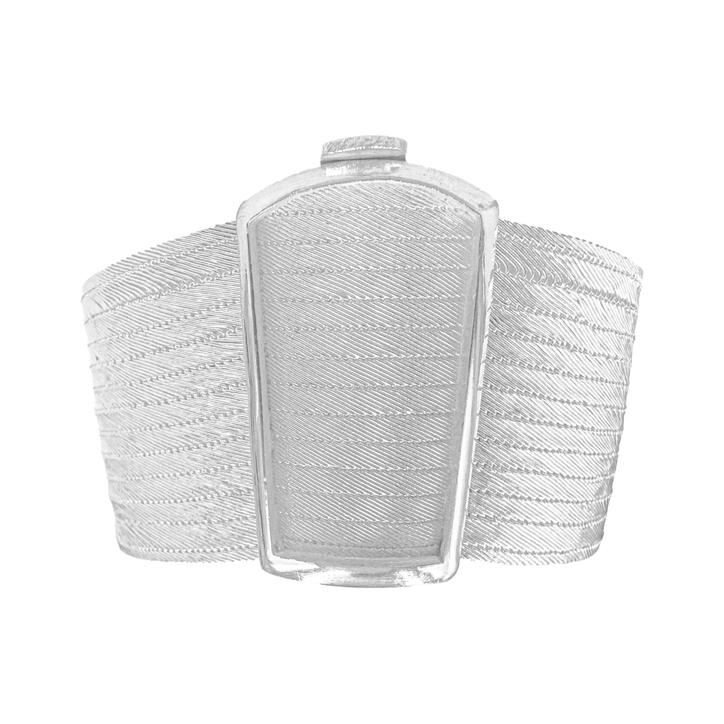 Silver Trabzon Wicker 13-Row Bracelet