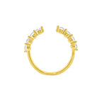 Open Band Yarımtur Stacking Yüzük