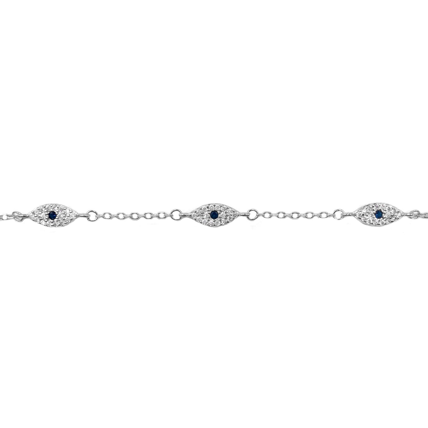 Navy Blue Eye Bracelet