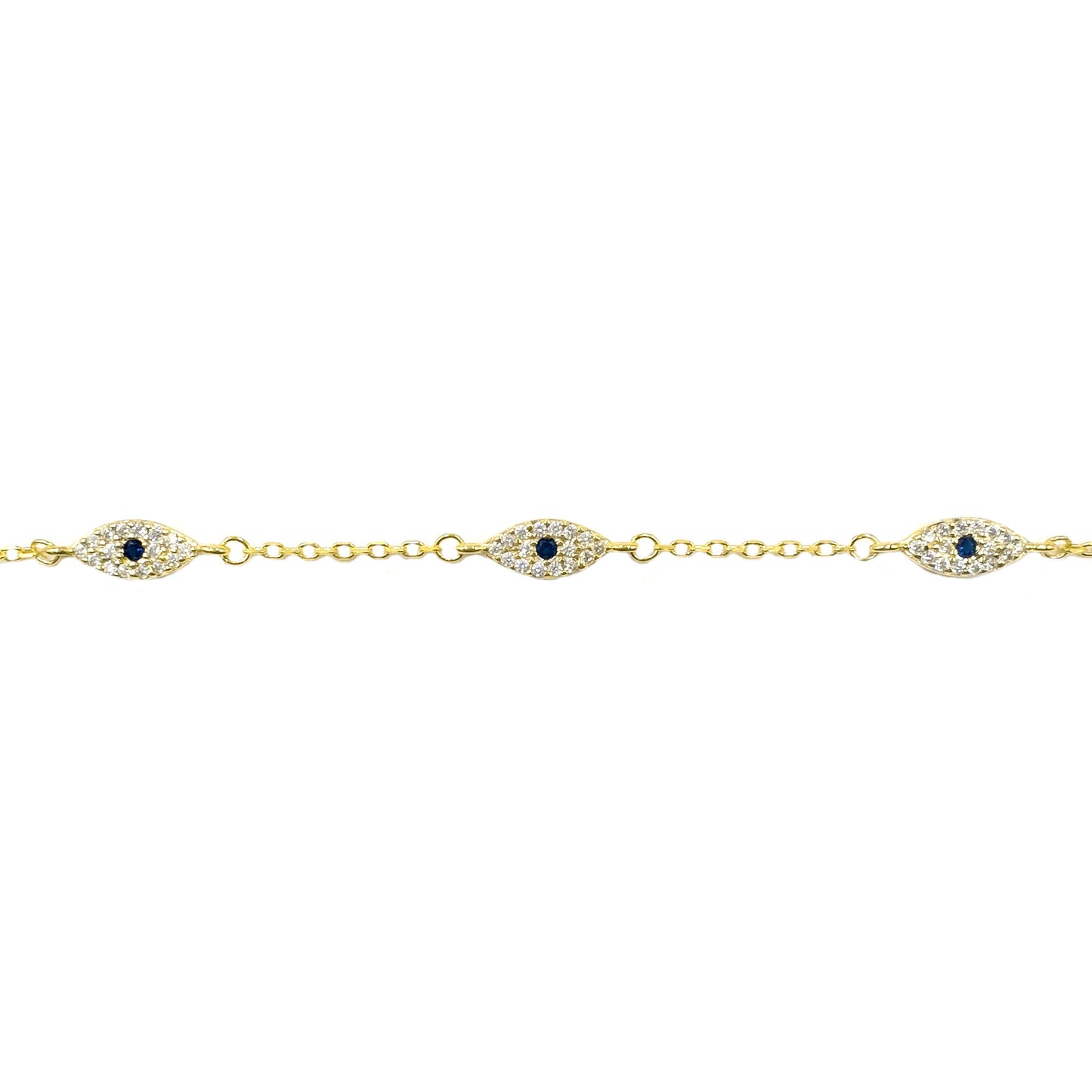 Navy Blue Eye Bracelet