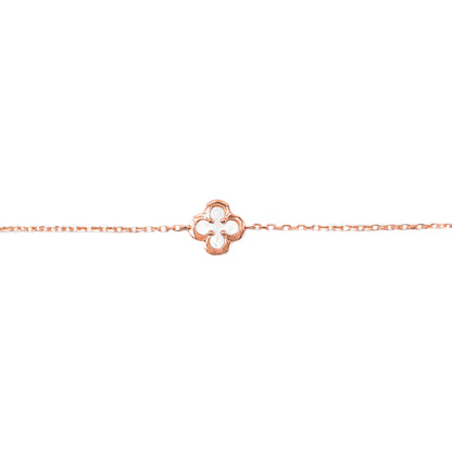 Mother of Pearl Clover Bracelet