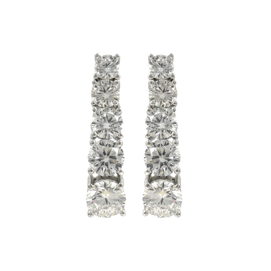 Dangling Moissanite Earrings