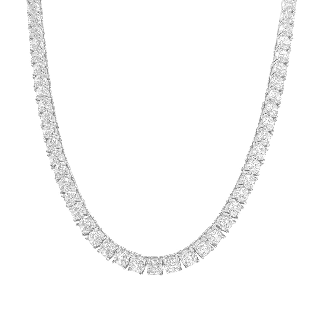 Beş mm Mozanit Suyolu Kolye