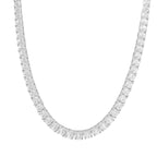 Beş mm Mozanit Suyolu Kolye