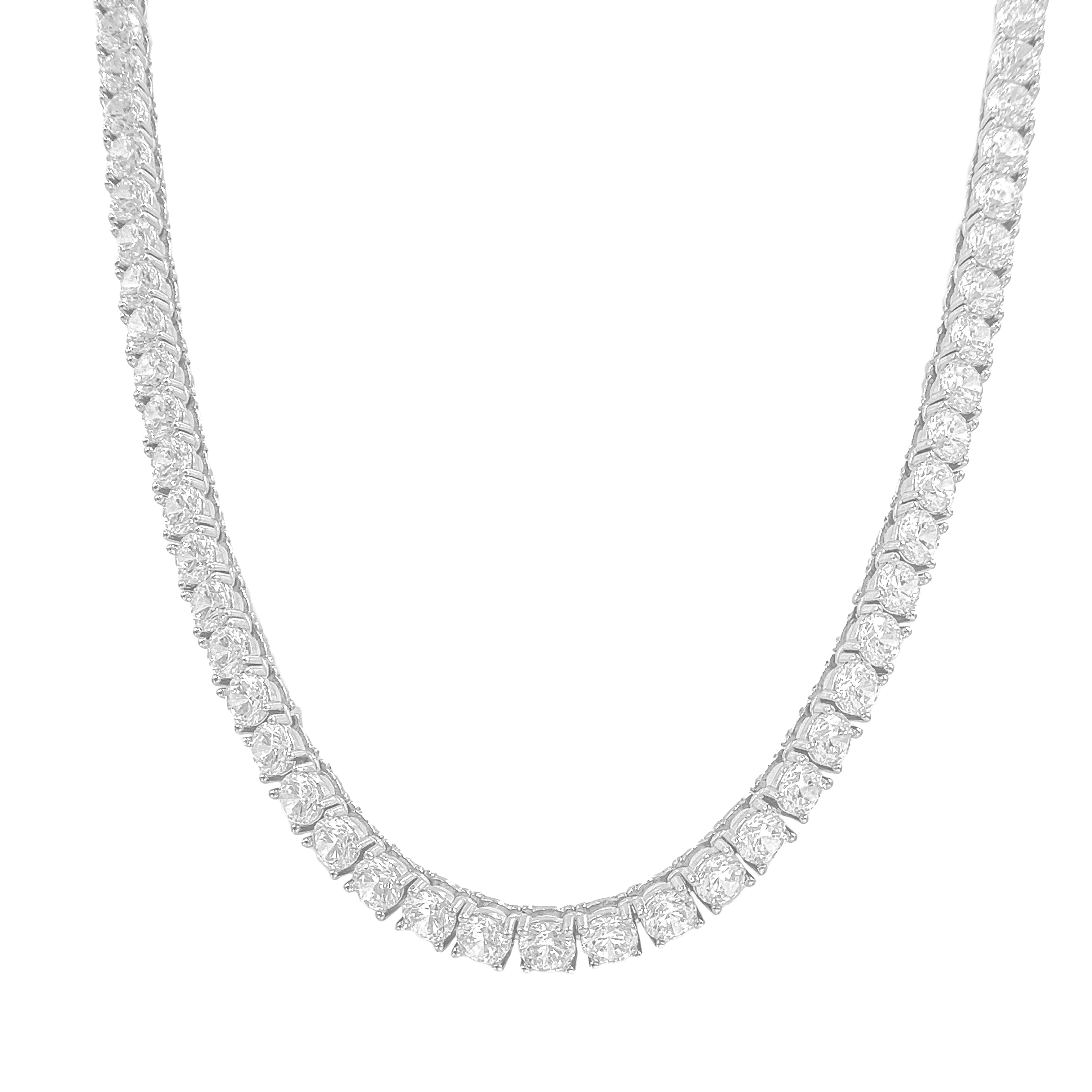 Beş mm Mozanit Suyolu Kolye