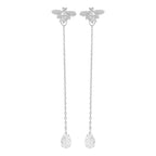 Bee Design Sallantılı Taşlı Küpe