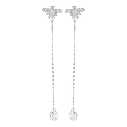 Bee Design Sallantılı Taşlı Küpe