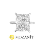 Taşlı Montür Radiant Mozanit Tektaş Yüzük