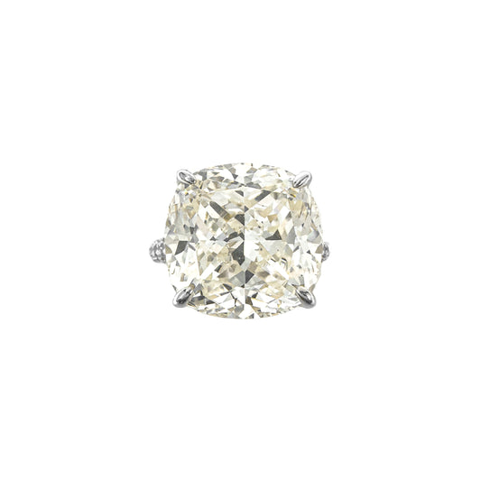 Ten Carat Moissanite Ring