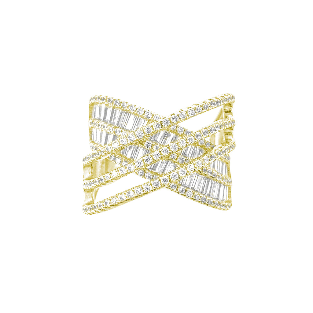 Çapraz Geçişli Modern Yüzük