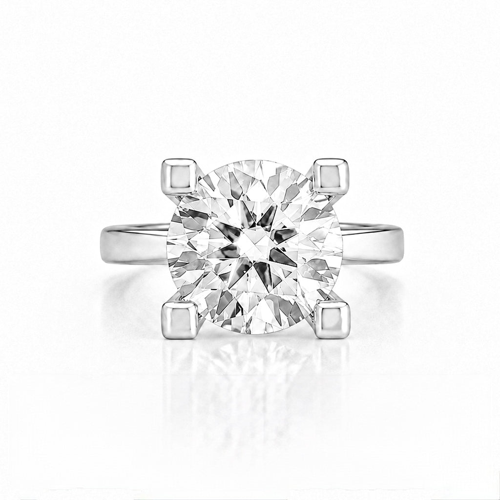 Four Carat Solitaire Ring