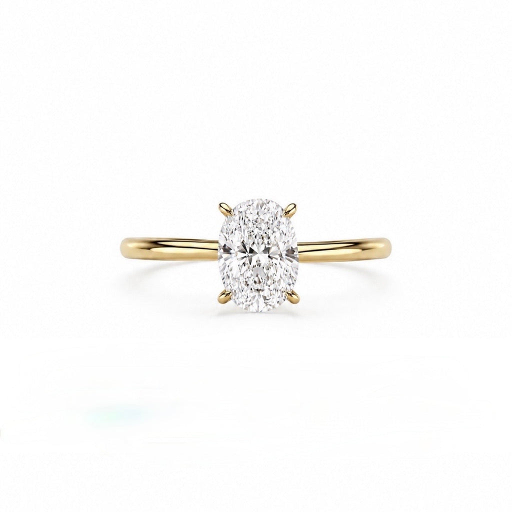 0,75 Karat Ovalring