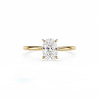 0,75 Karat Ovalring