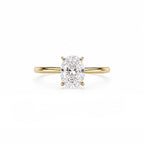 1,25 Karat ovaler Ring