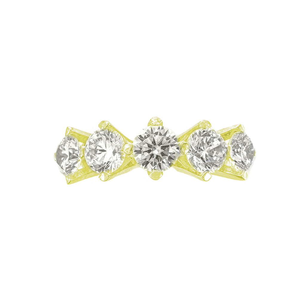 Üç Karat G-Color Beştaş Yüzük