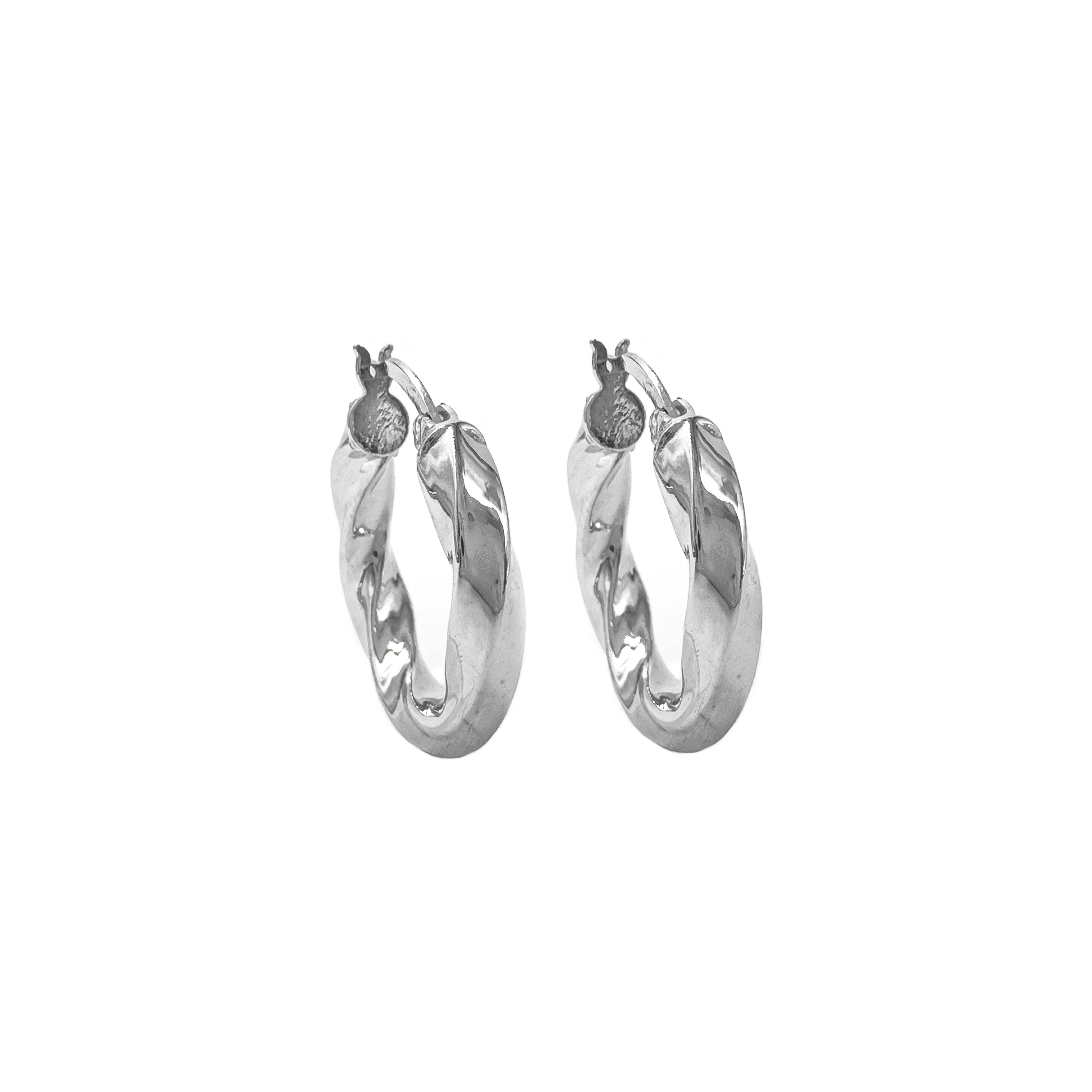 Orta Boy Burgulu Halka Küpe