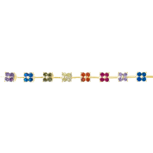 Colorful Flower Bracelet