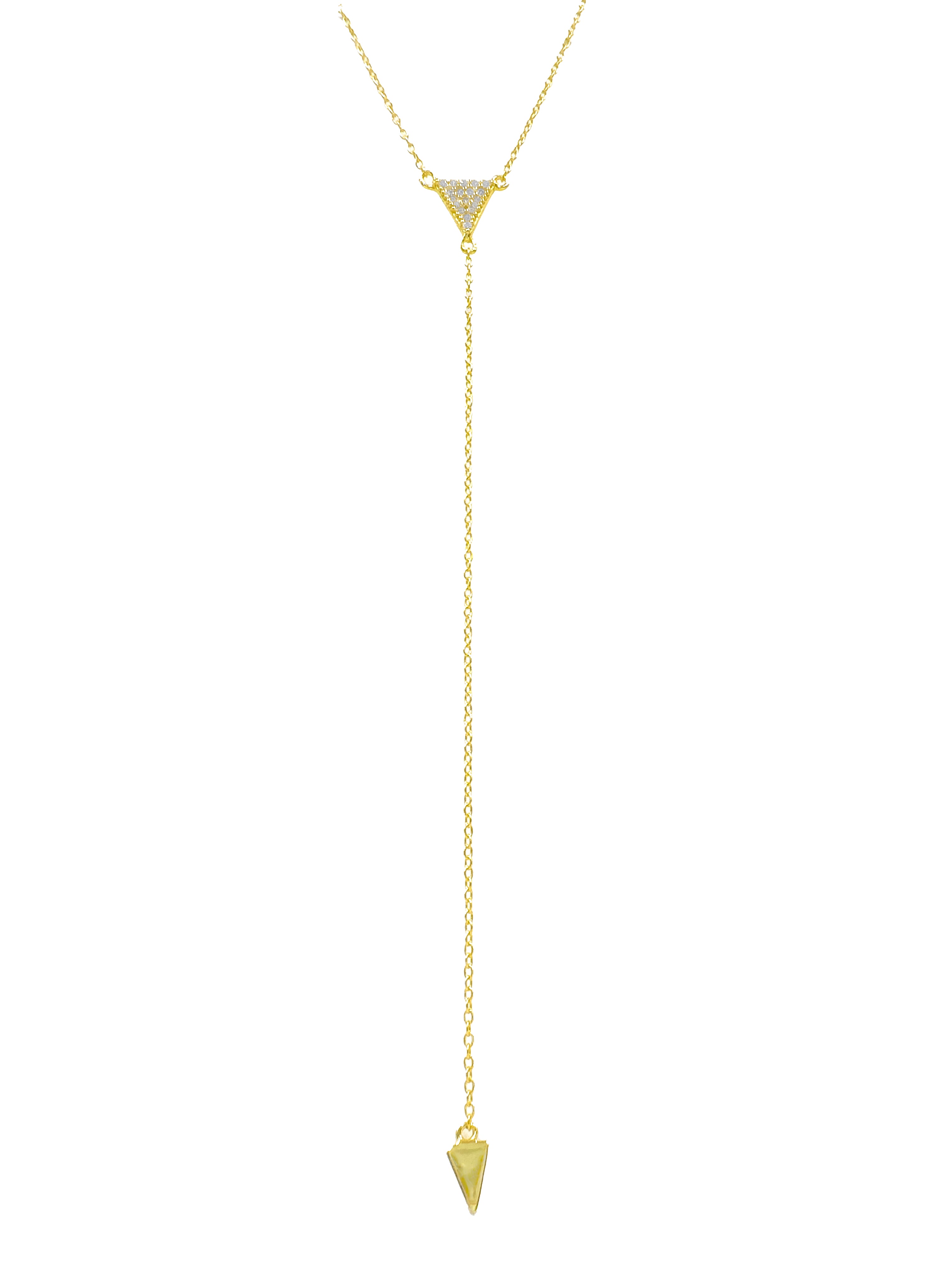 Triangle Taşlı Y Kolye