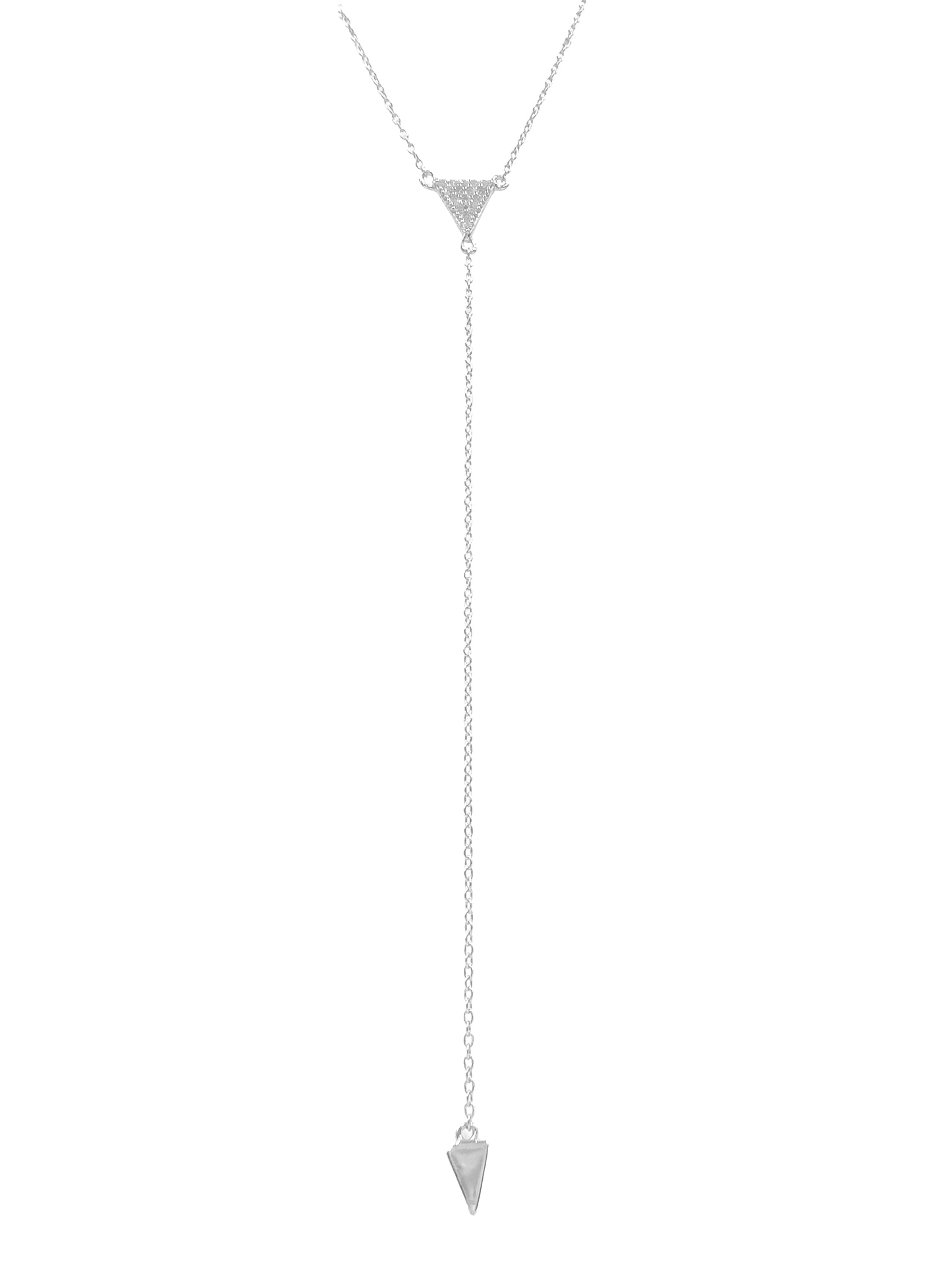 Triangle Taşlı Y Kolye