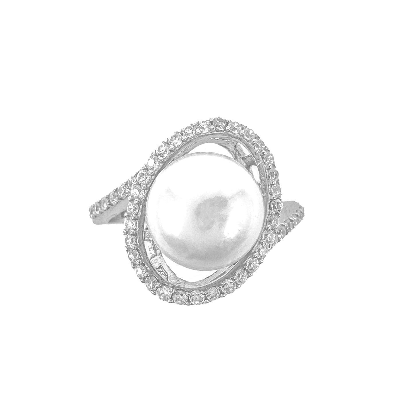 Oval Pearl Ring