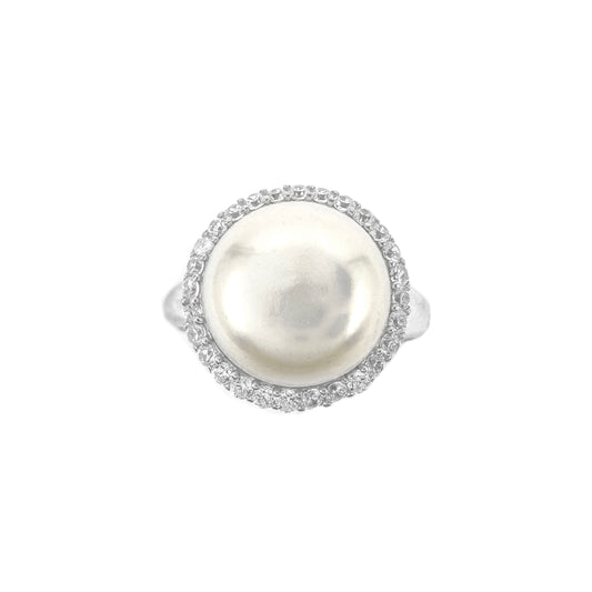 Round Pearl Ring