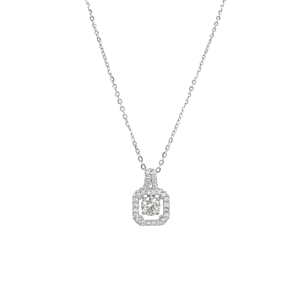 Square Ice Cut Necklace