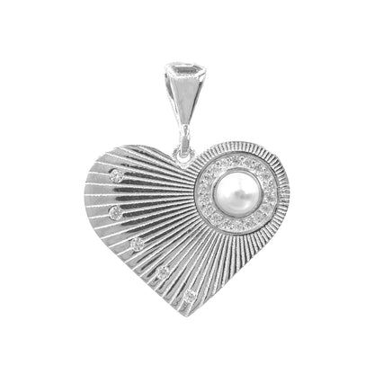 Heart Pearl Necklace