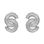 S Modell Perlenohrring