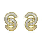 S Modell Perlenohrring