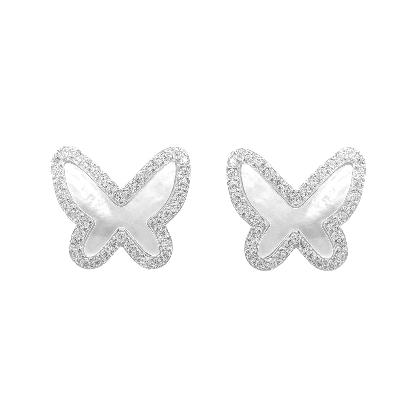 Pearl Butterfly Earrings